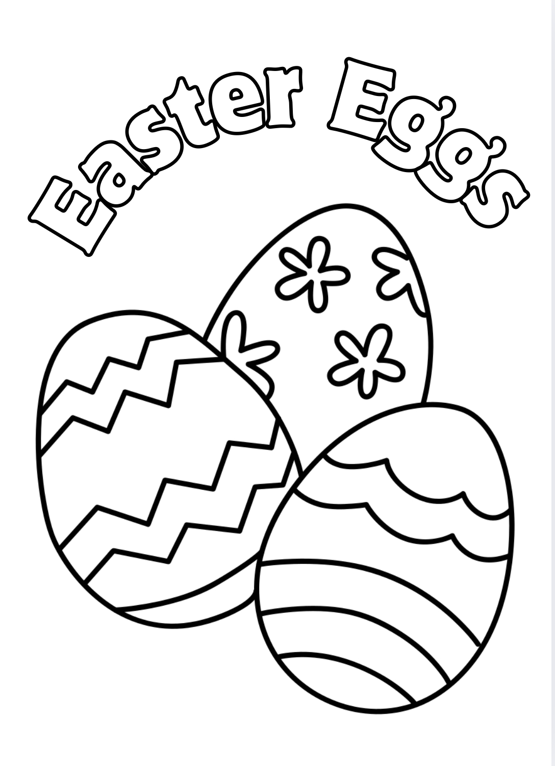 Easter Colouring Pages