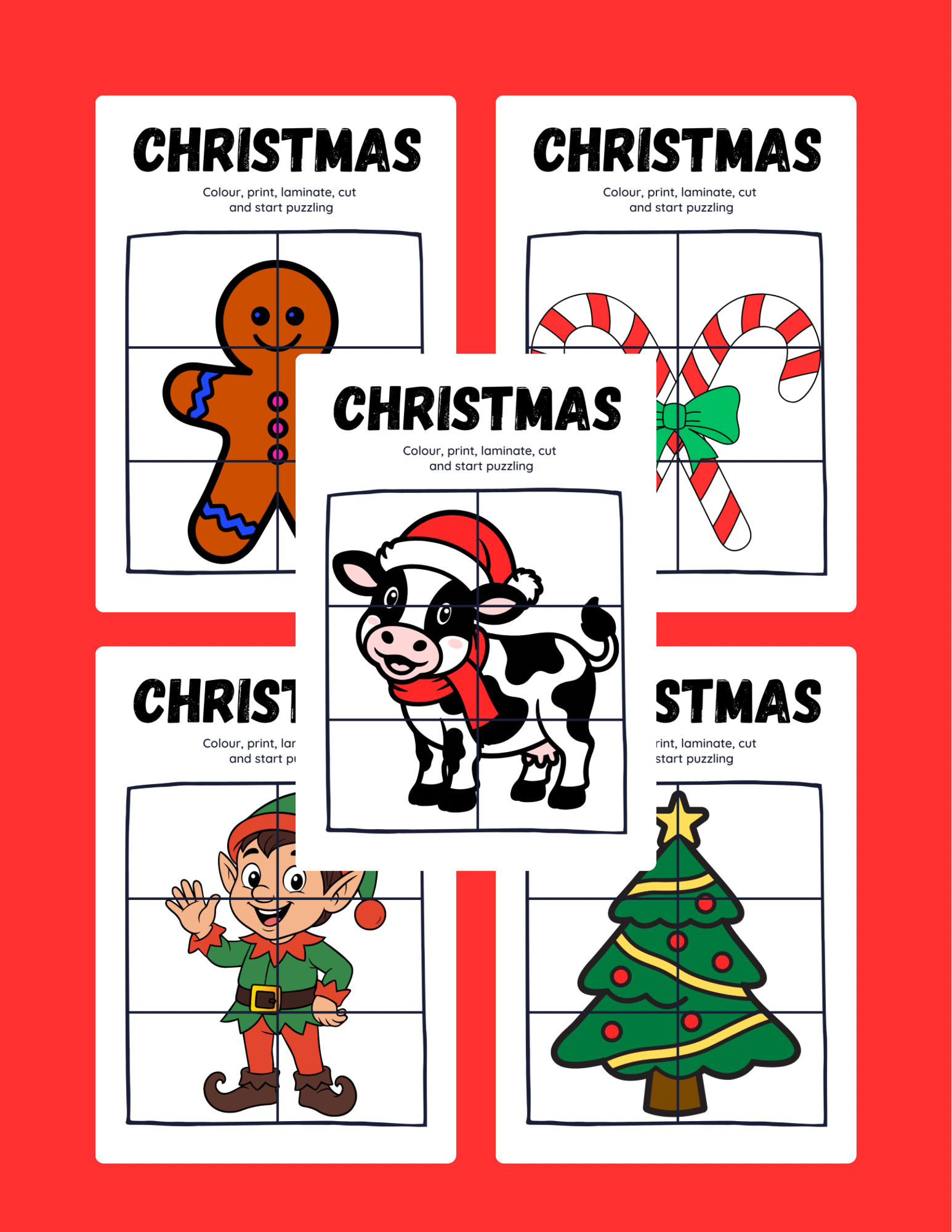 Christmas Puzzle Printables