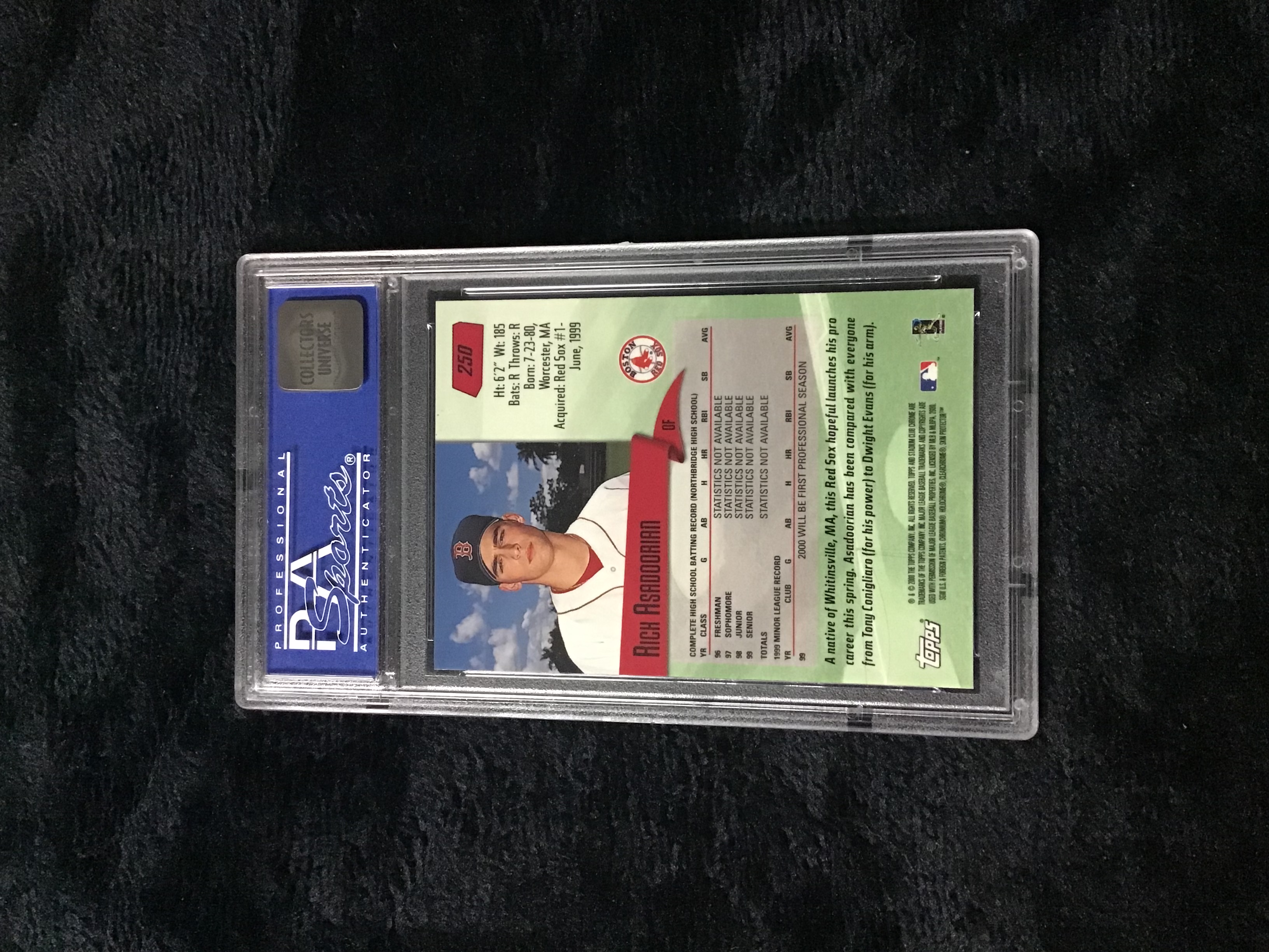 2000 Stasium Club Chrome Rick Asadoorian 