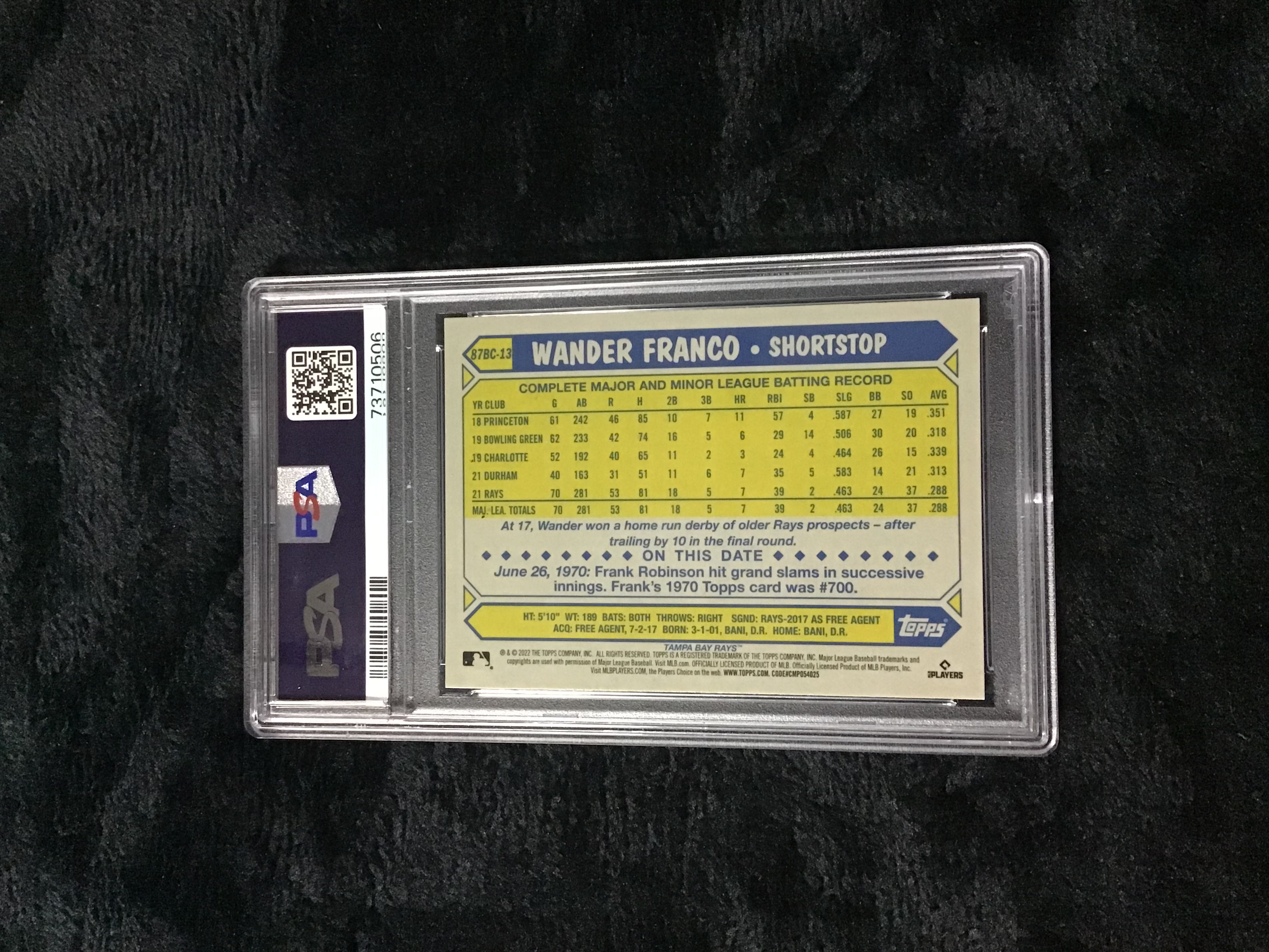 2022 Topps Chrome Wander Franco