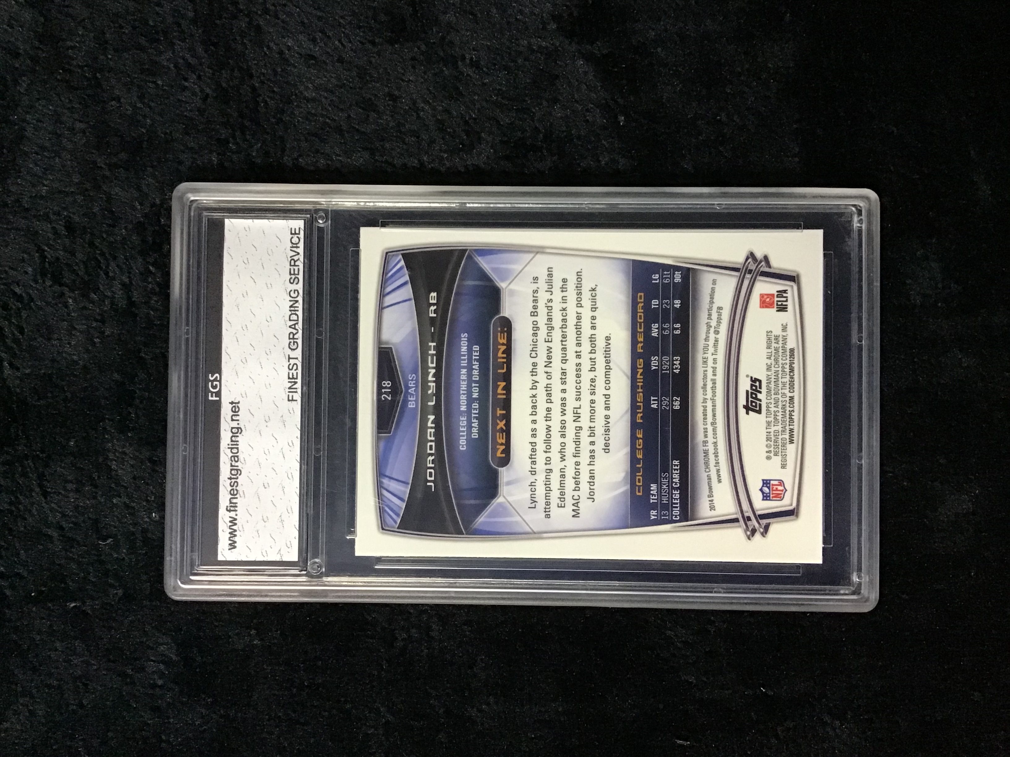 2014 Topps Chrome Jordan Lynch
