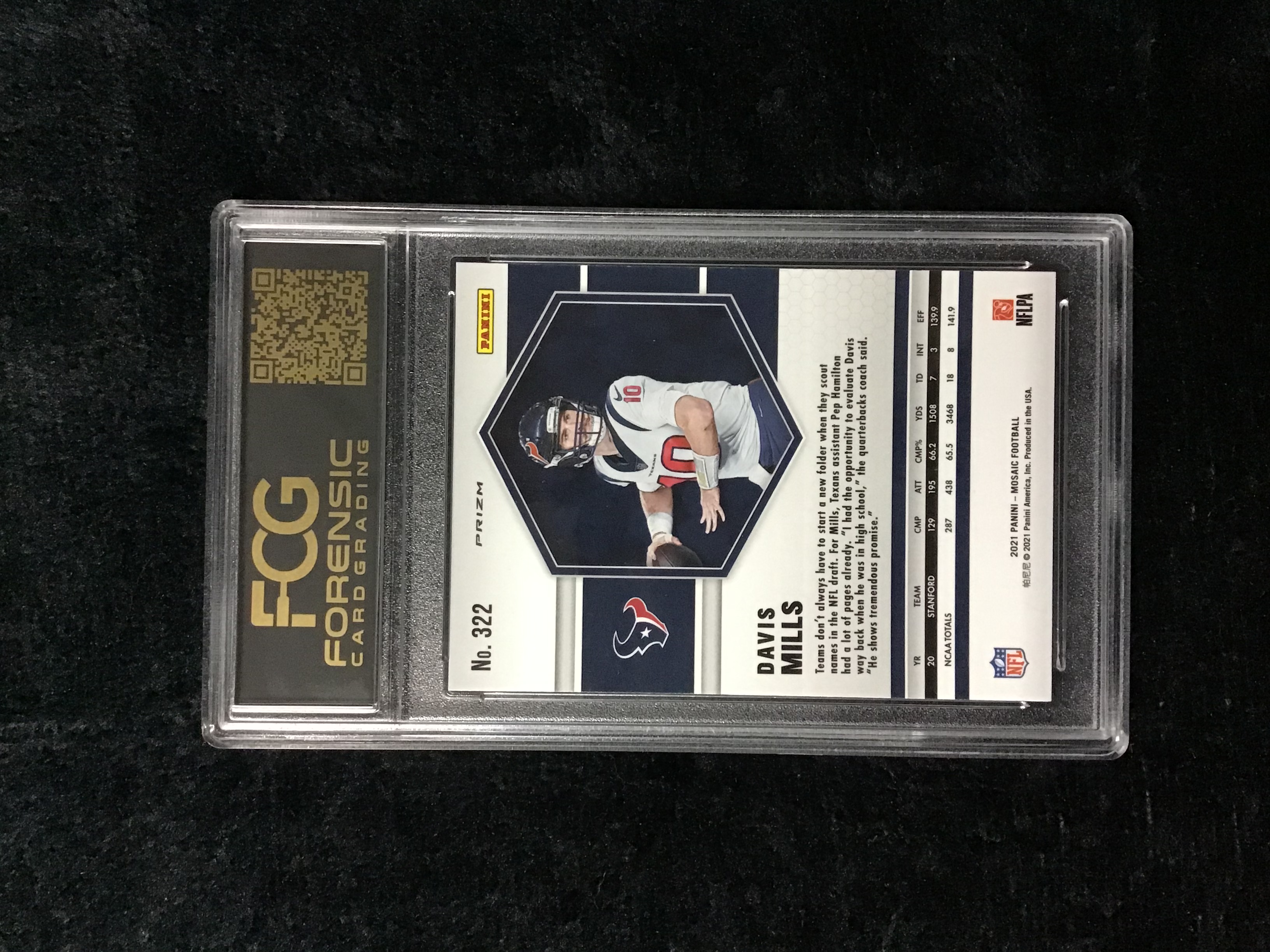 2021 Panini Mosaic Davis Mills