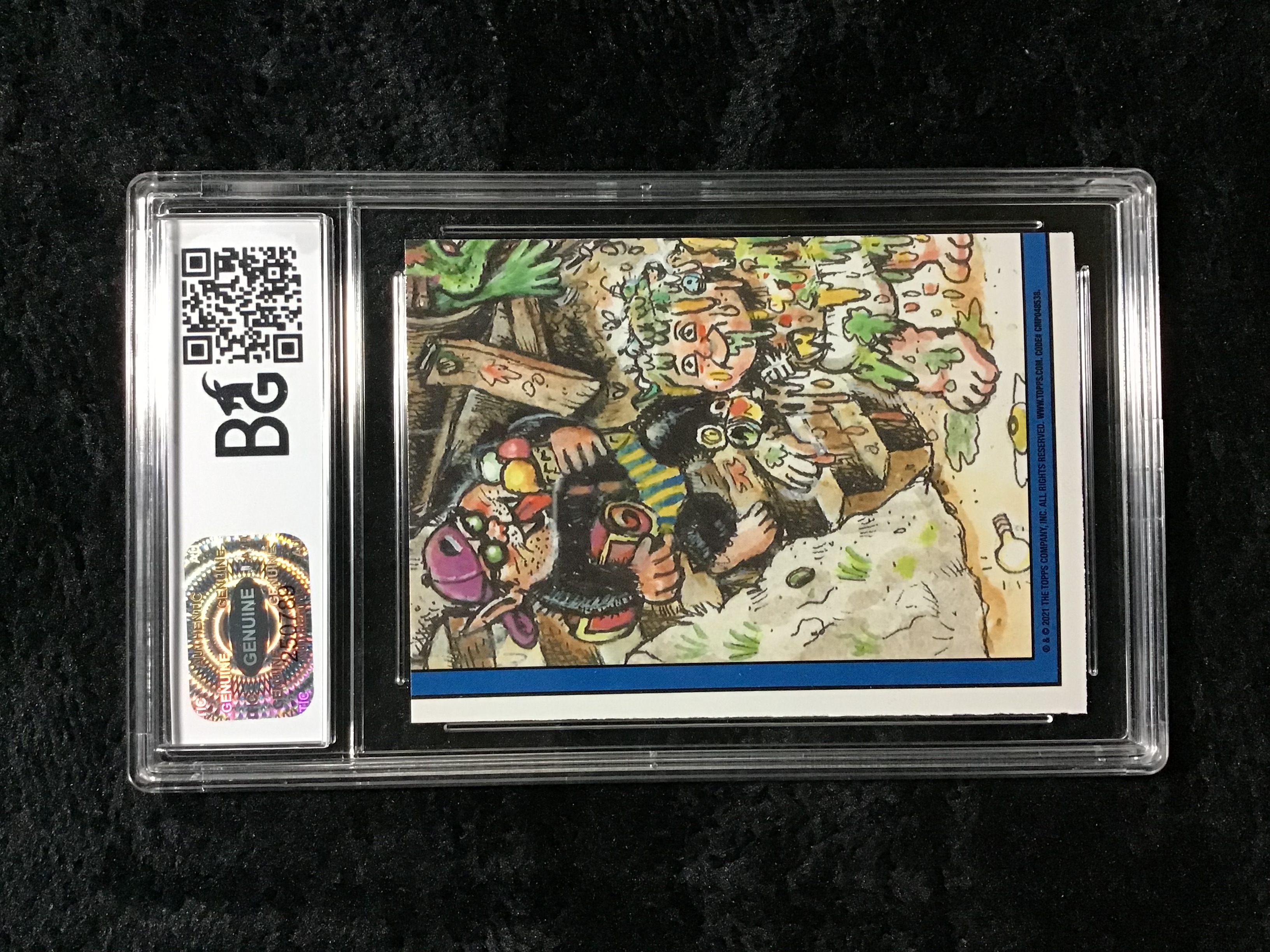 2021 Garbage Pail Kids Carved Carlos
