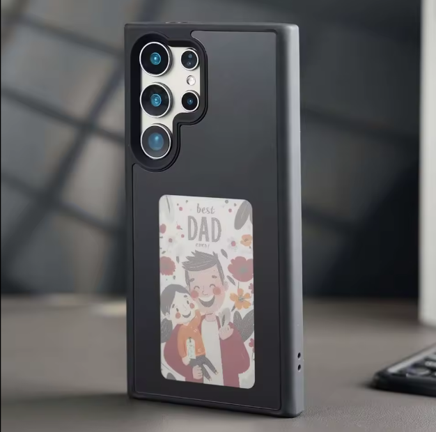 Funda NFC con pantalla para  S23 ultra, S24 ultra, S25 ultra 