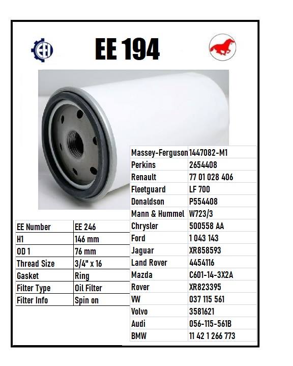 EE 194 Oil Filter