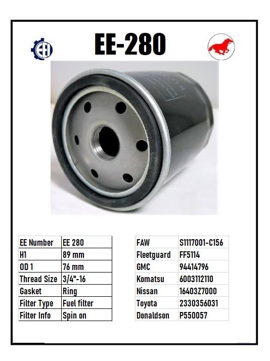 EE 280 Fuel Filter