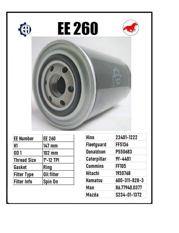 EE 260 Fuel Filter