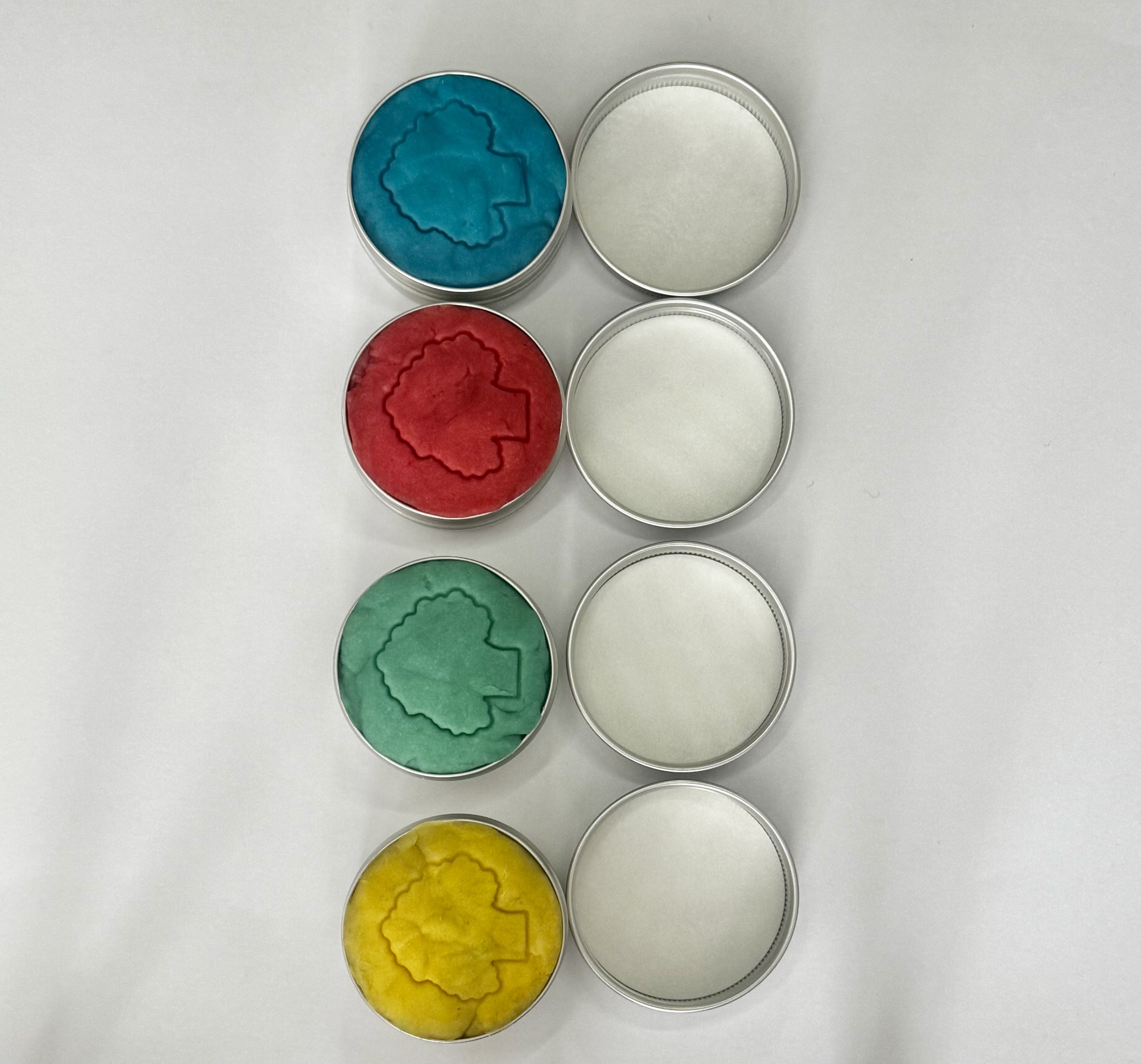 Spielknete – 4 Farben (blau, gelb, grün, rot)