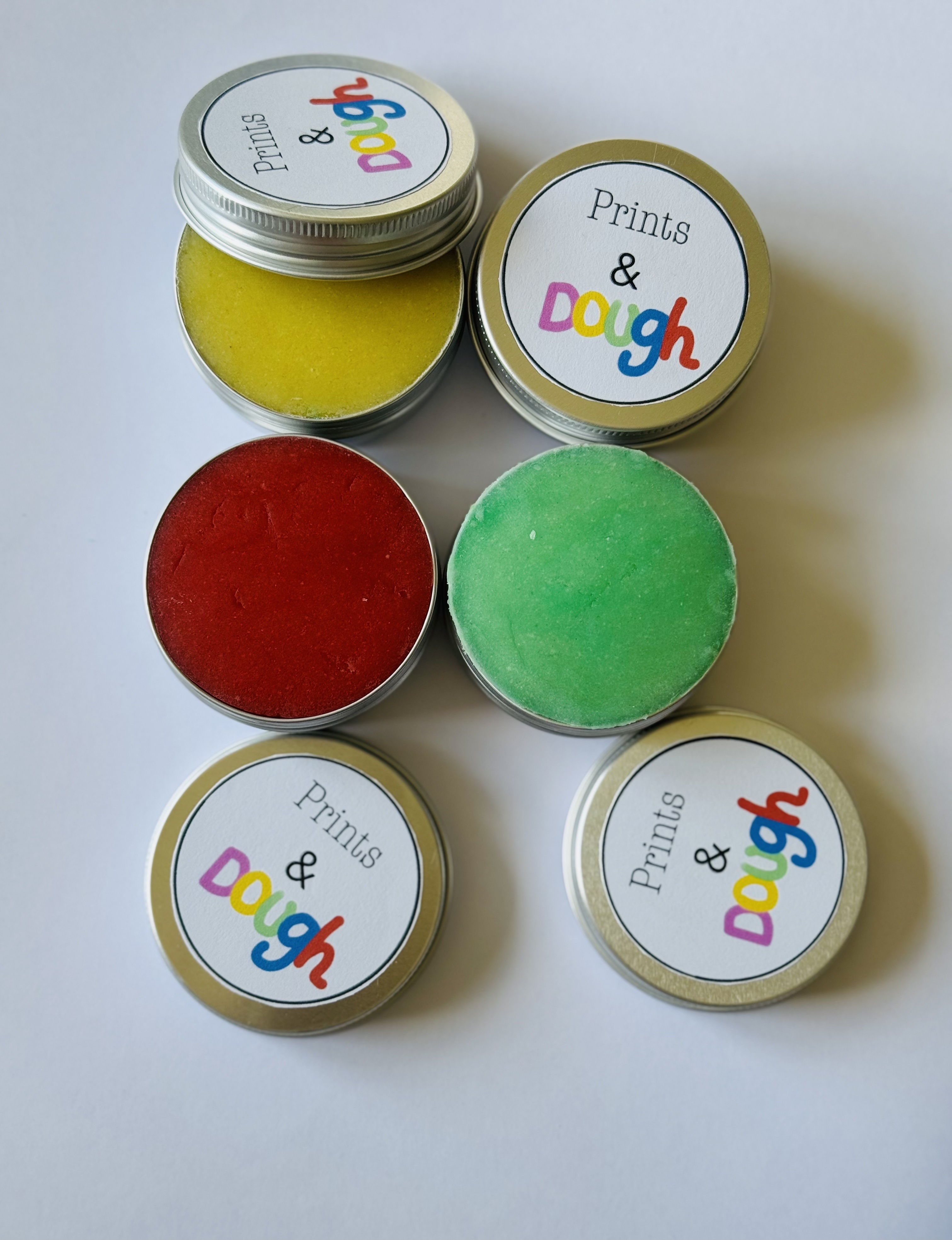 Spielknete – 4 Farben (blau, gelb, grün, rot)