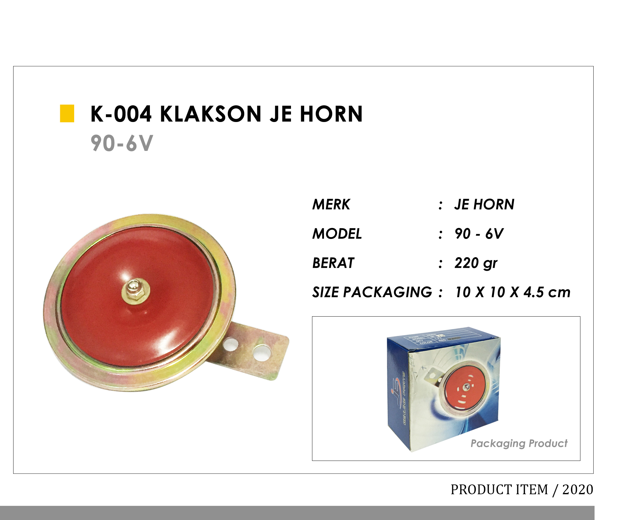 K-004 Klakson JE Horn K-004