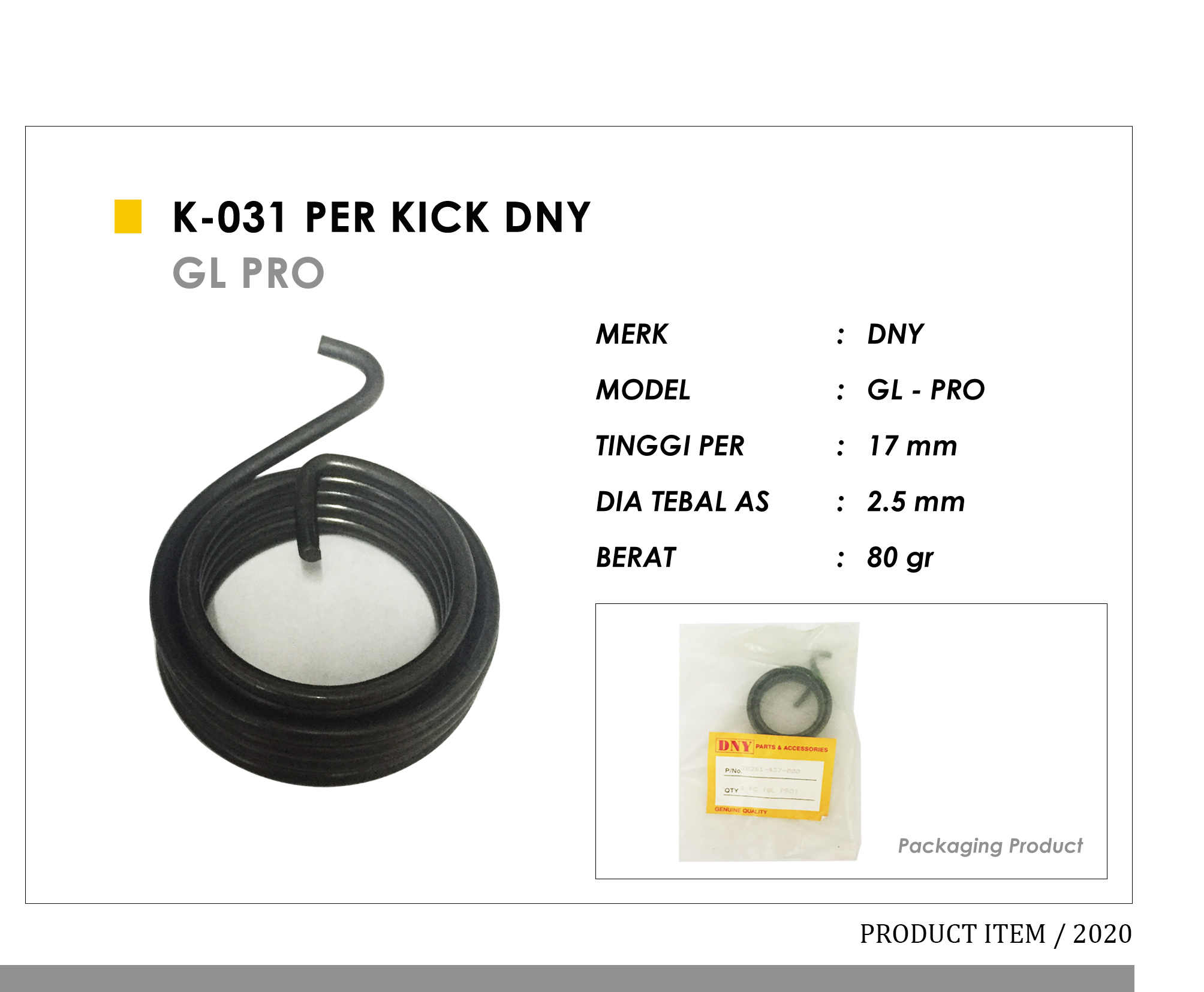 K-031 Per Kick DNY