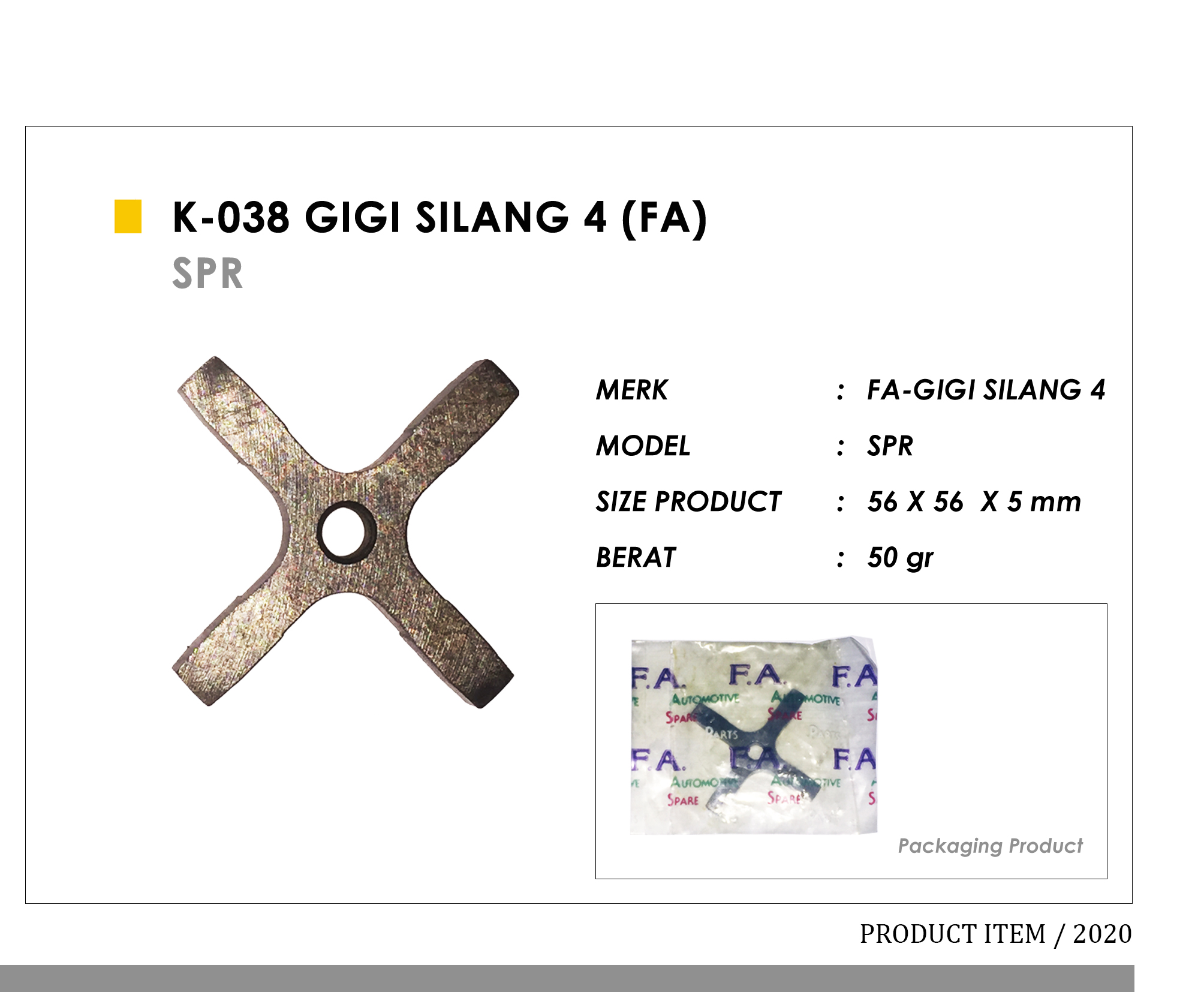K-038 Gigi Silang 4 (FA)