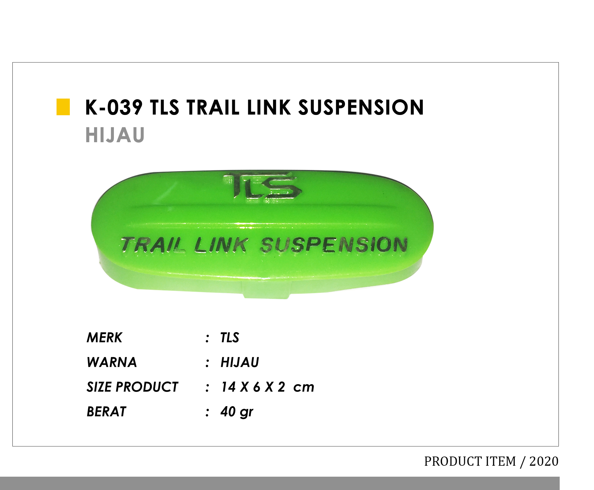 K-039 TLS Trail Link Suspension