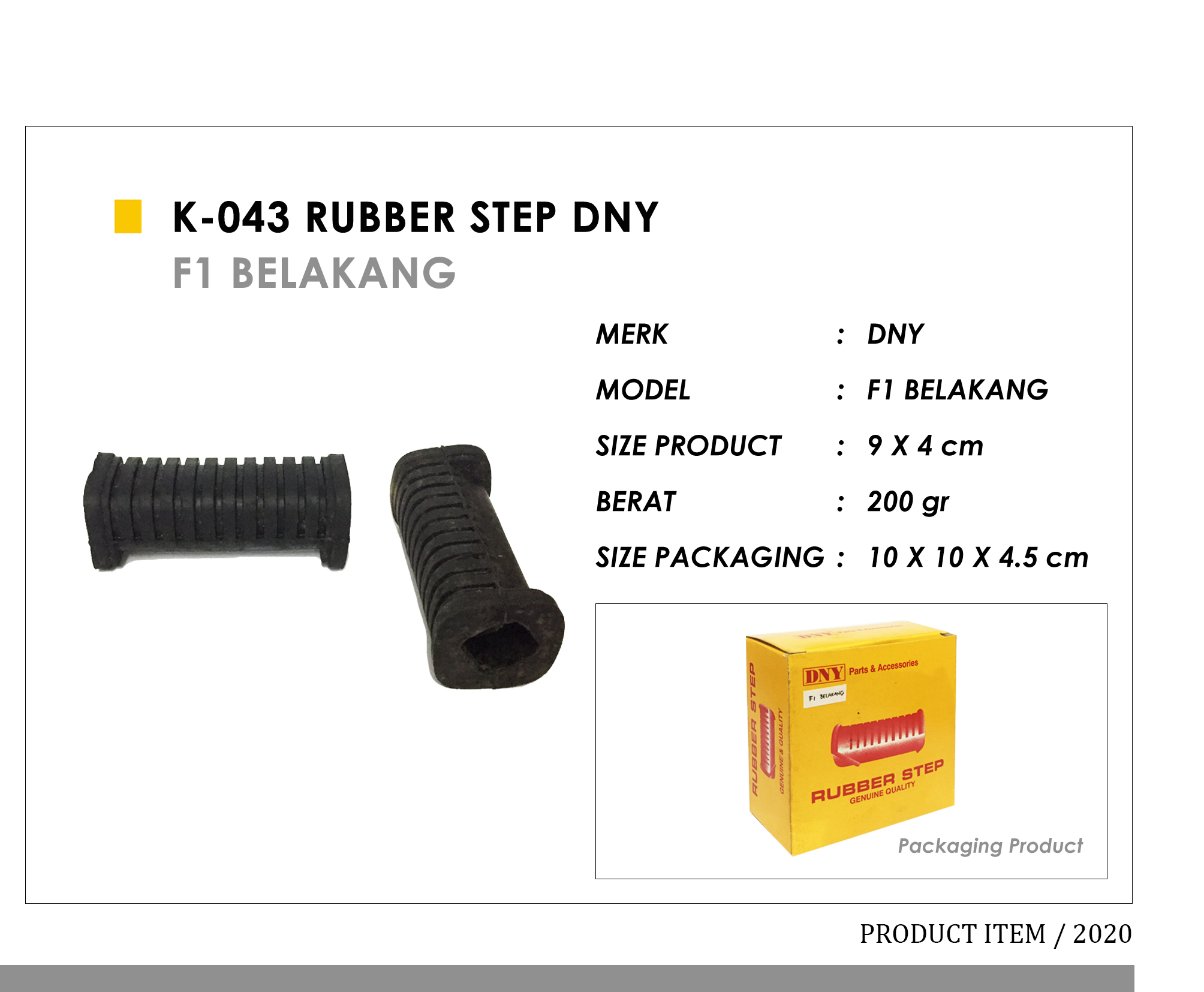 K-043 Rubber Step DNY