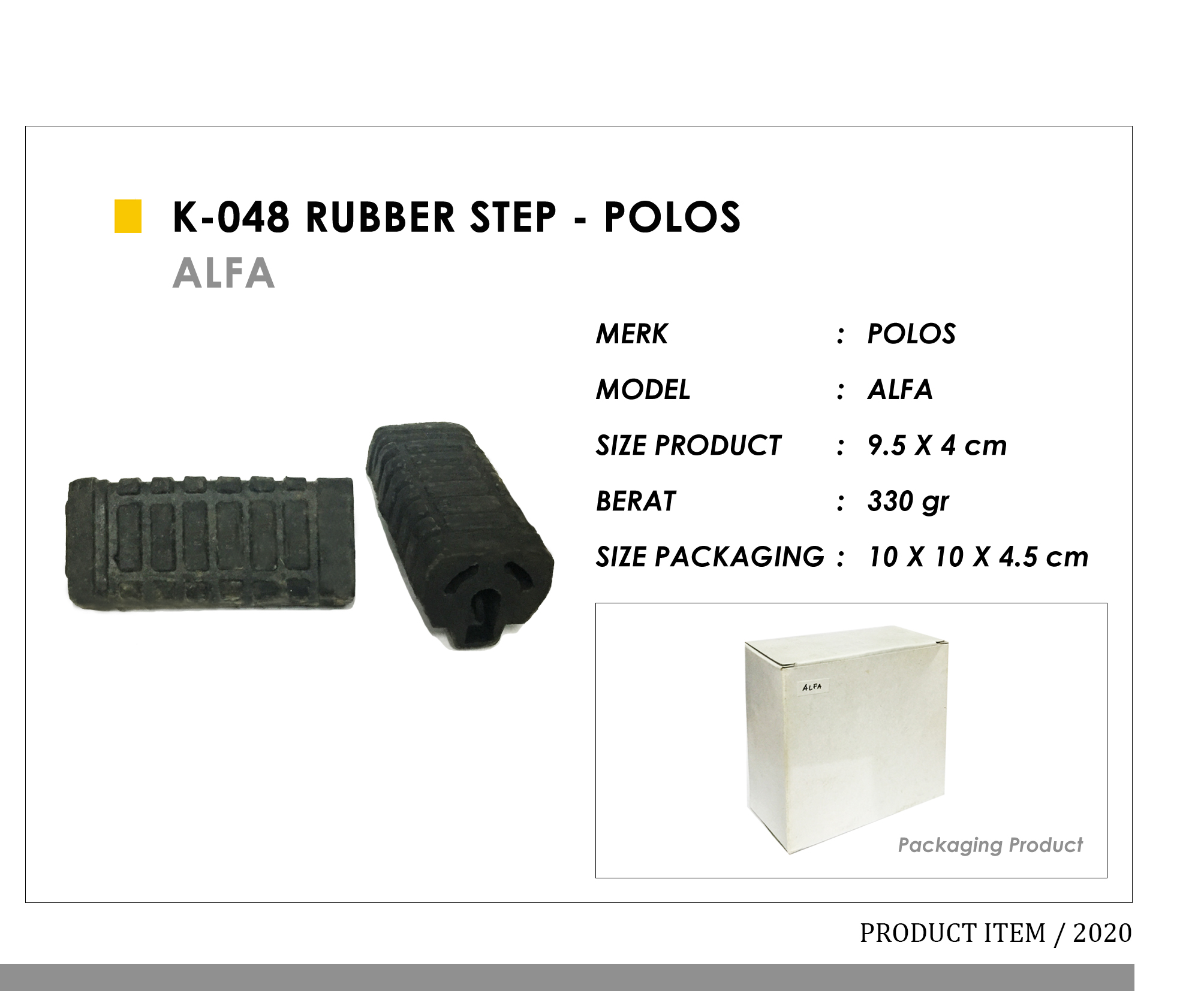 K-048 Rubber Step - Polos