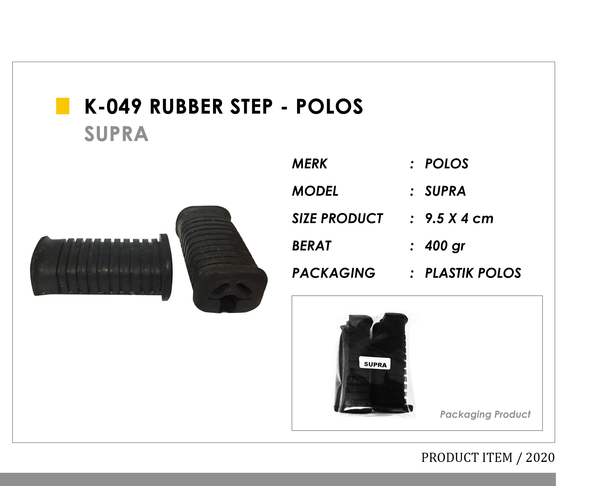 K-049 Rubber Step - Polos