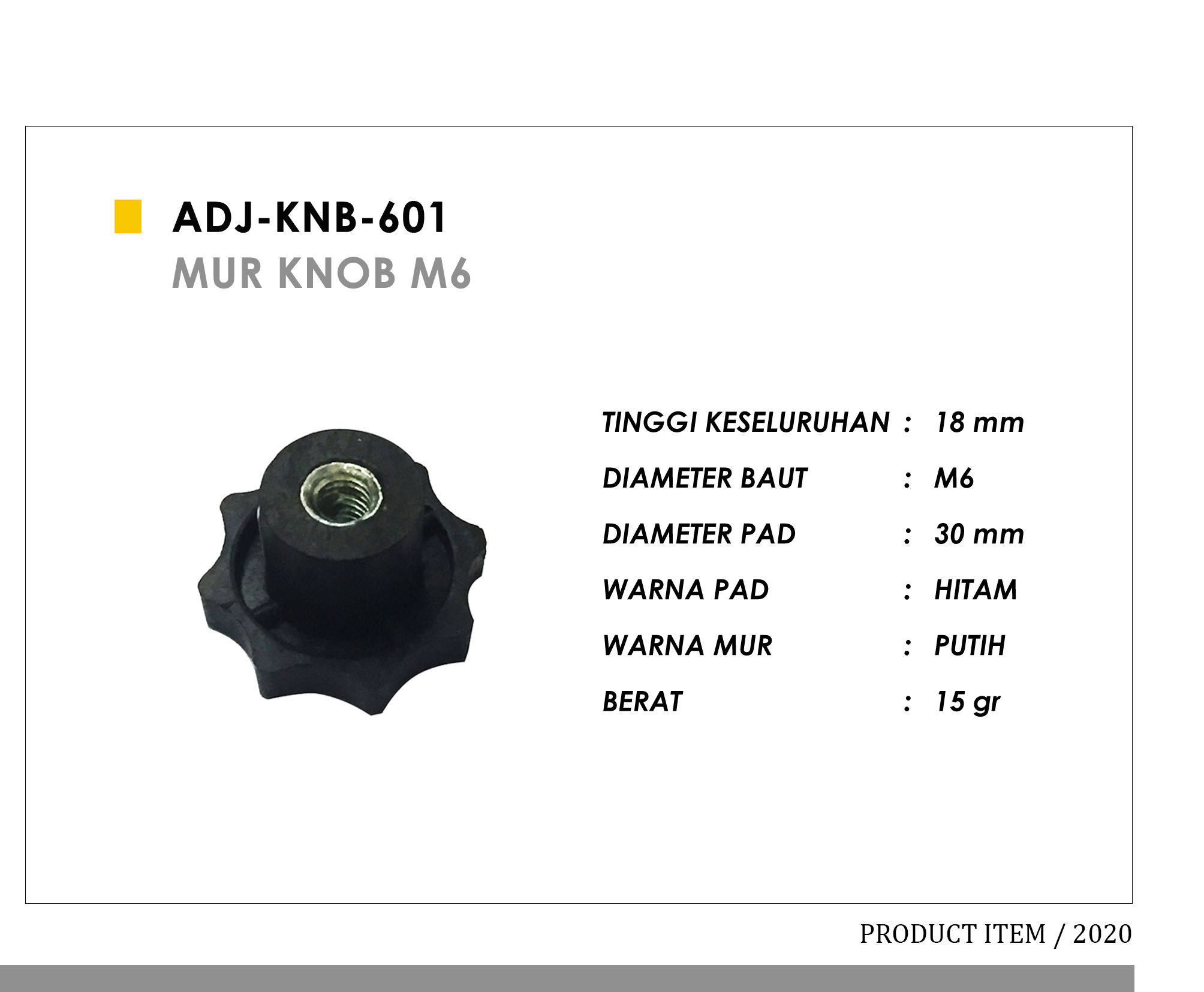 Mur Knob M6