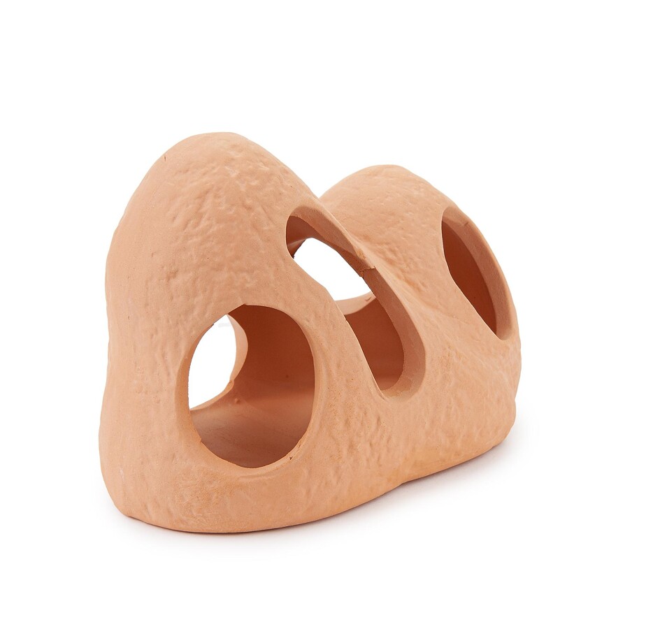 Keraminė dekoracija - akmuo su skylutėmis Happet U945 - 11 cm