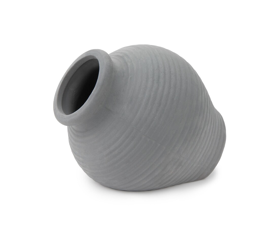 Keraminis ąsočio dekoras Happet U937 - 9 cm pilka