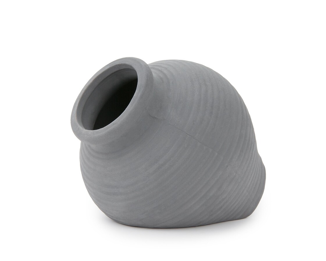 Keraminis ąsočio dekoras Happet U937 - 9 cm pilka 