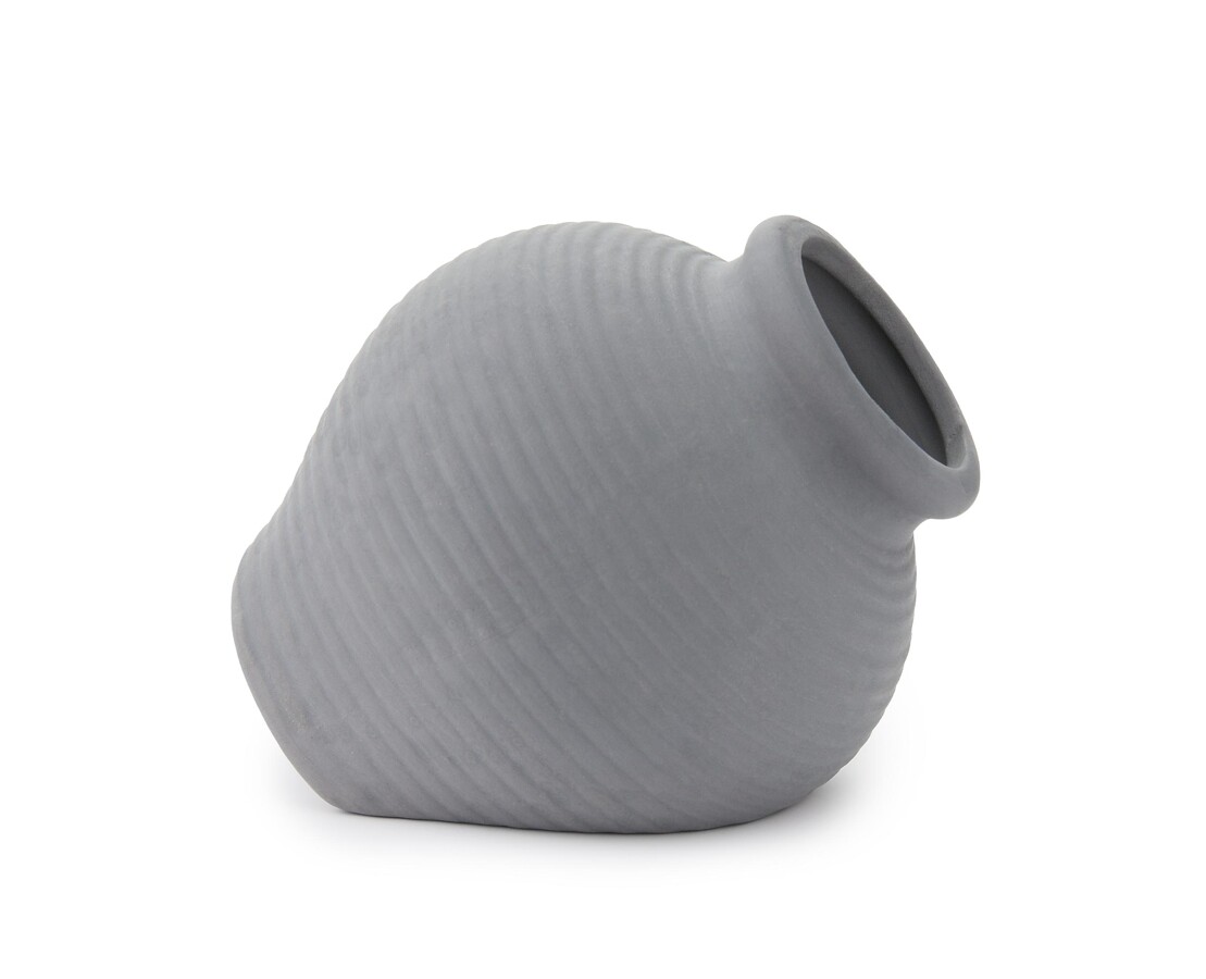 Keraminis ąsočio dekoras Happet U937 - 9 cm pilka 