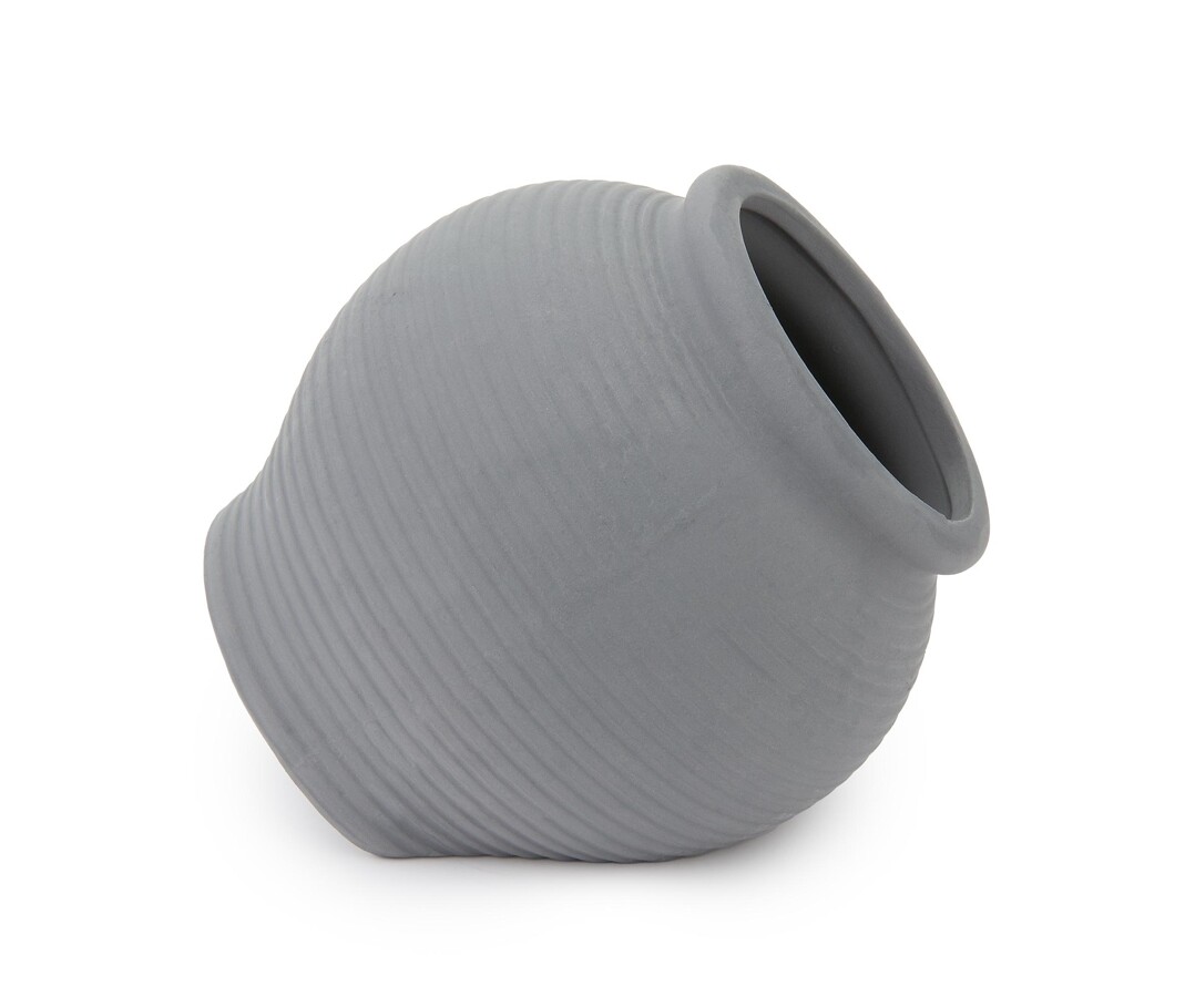 Keraminis ąsočio dekoras Happet U939 - 11 cm pilkas 