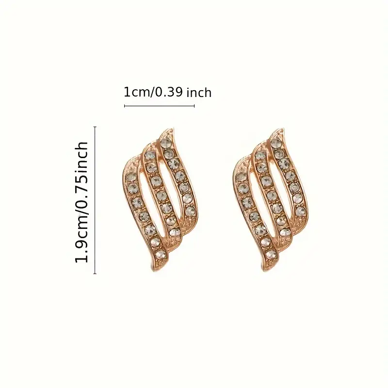 Synthetic & Shiny Elegant Style Ear Rings