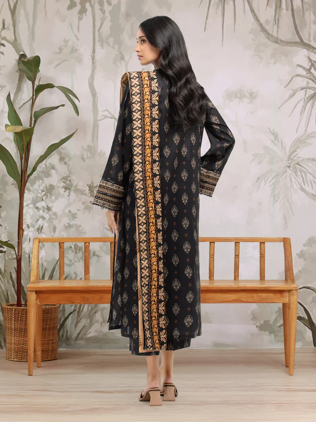 Edenrobe Premium Unstitched Printed Khaddar 3 Piece