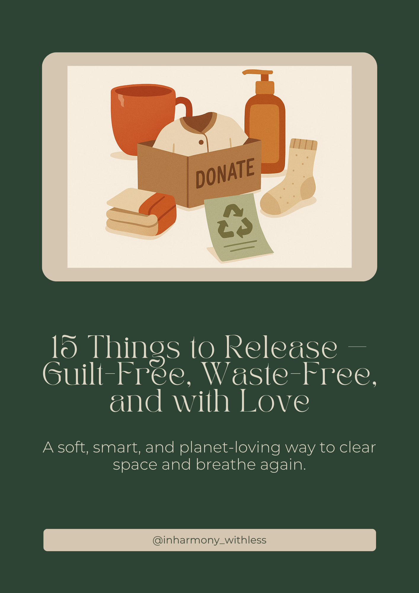 15 Things to Release – Guilt-Free, Waste-Free, and with Love
