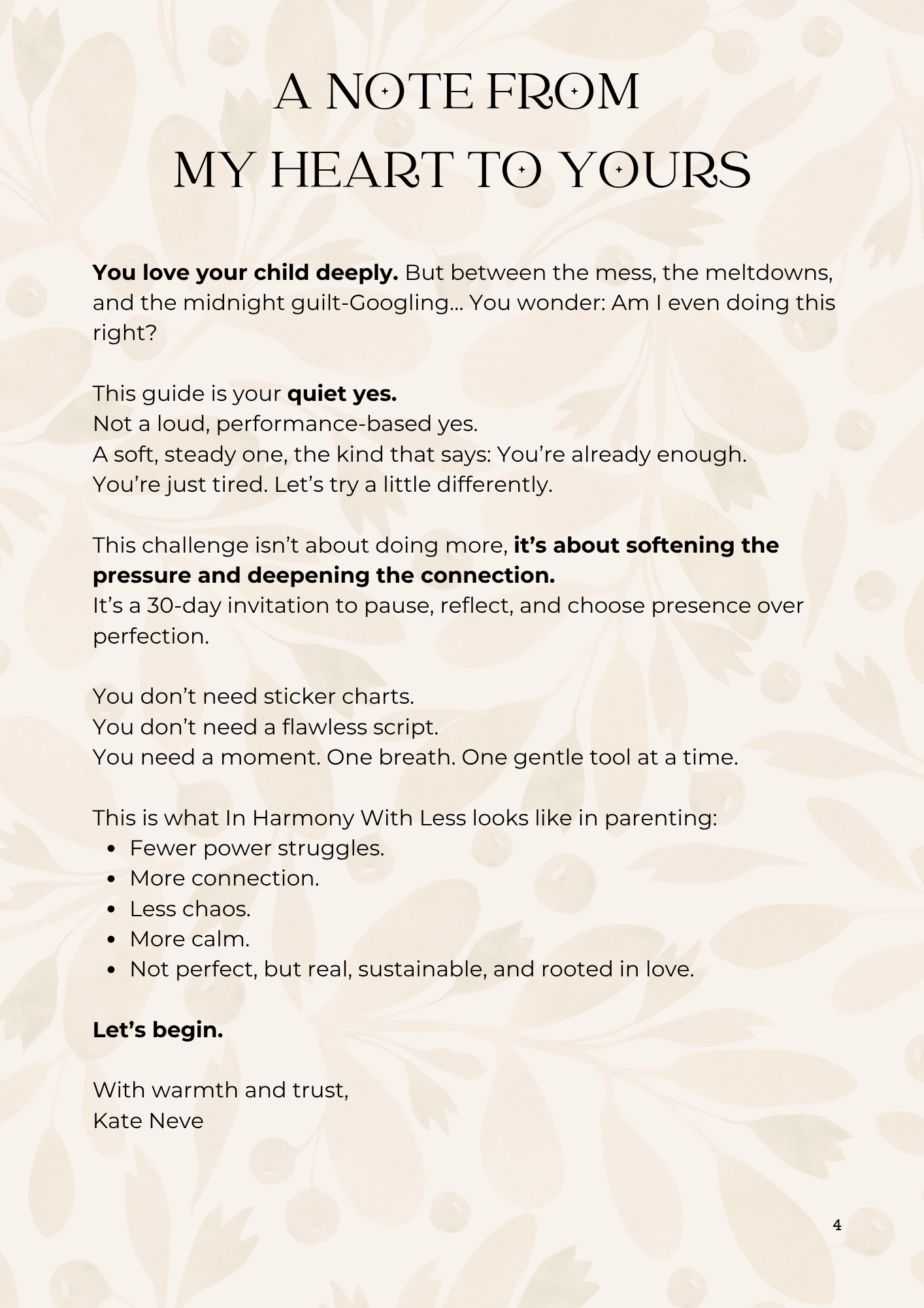 The Gentle Parenting Challenge Bundle