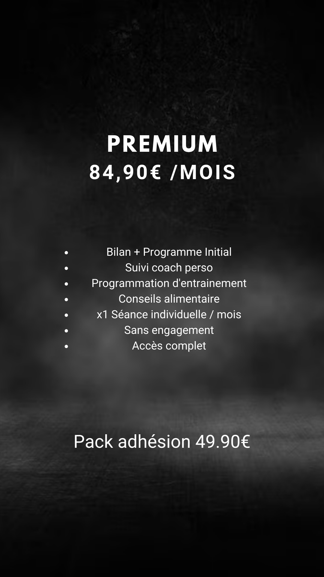 Abonnement Premium