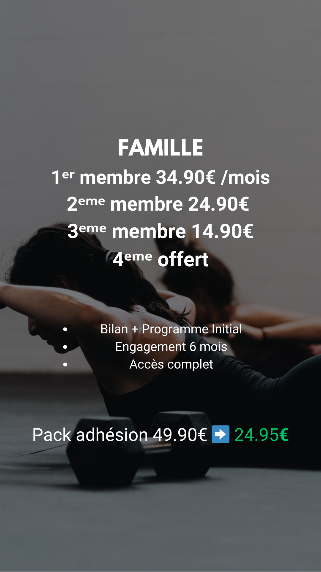 Adhésion Famille