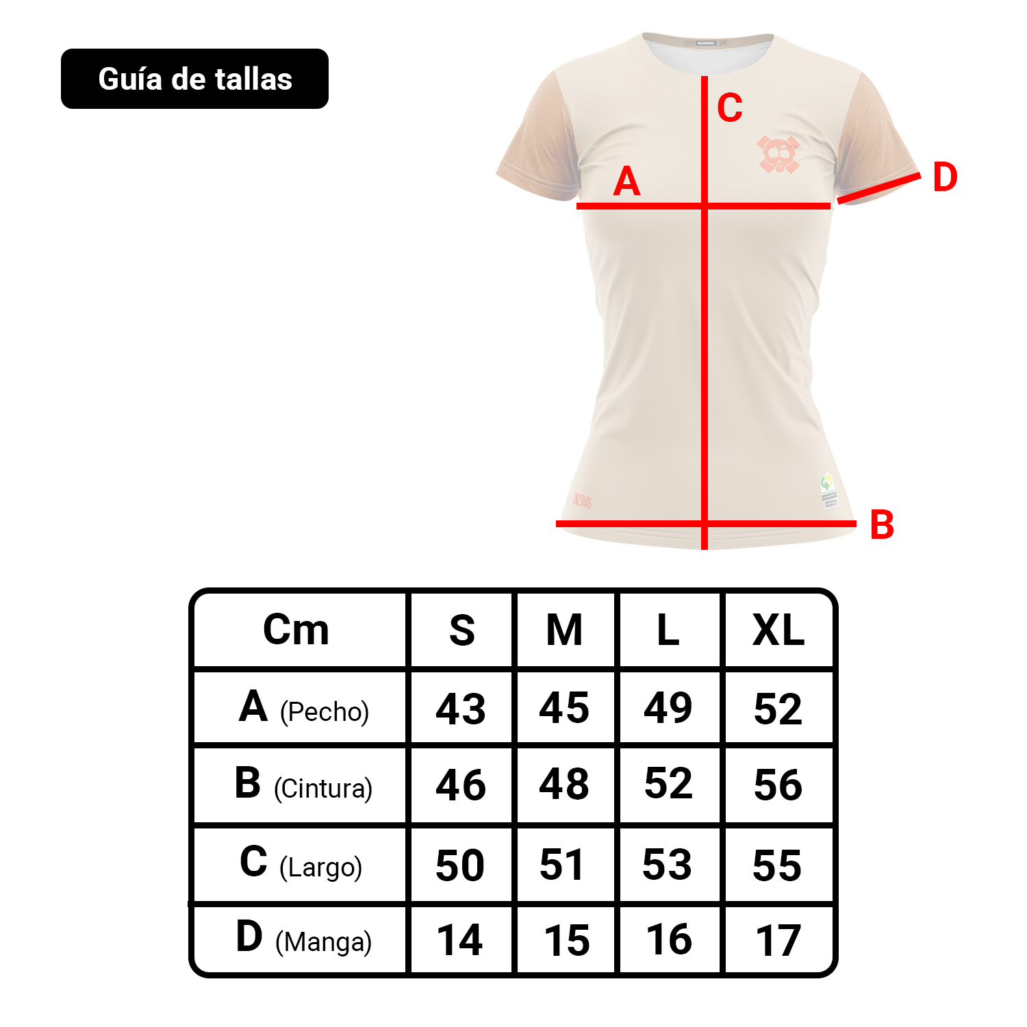 Camiseta deportiva Terra