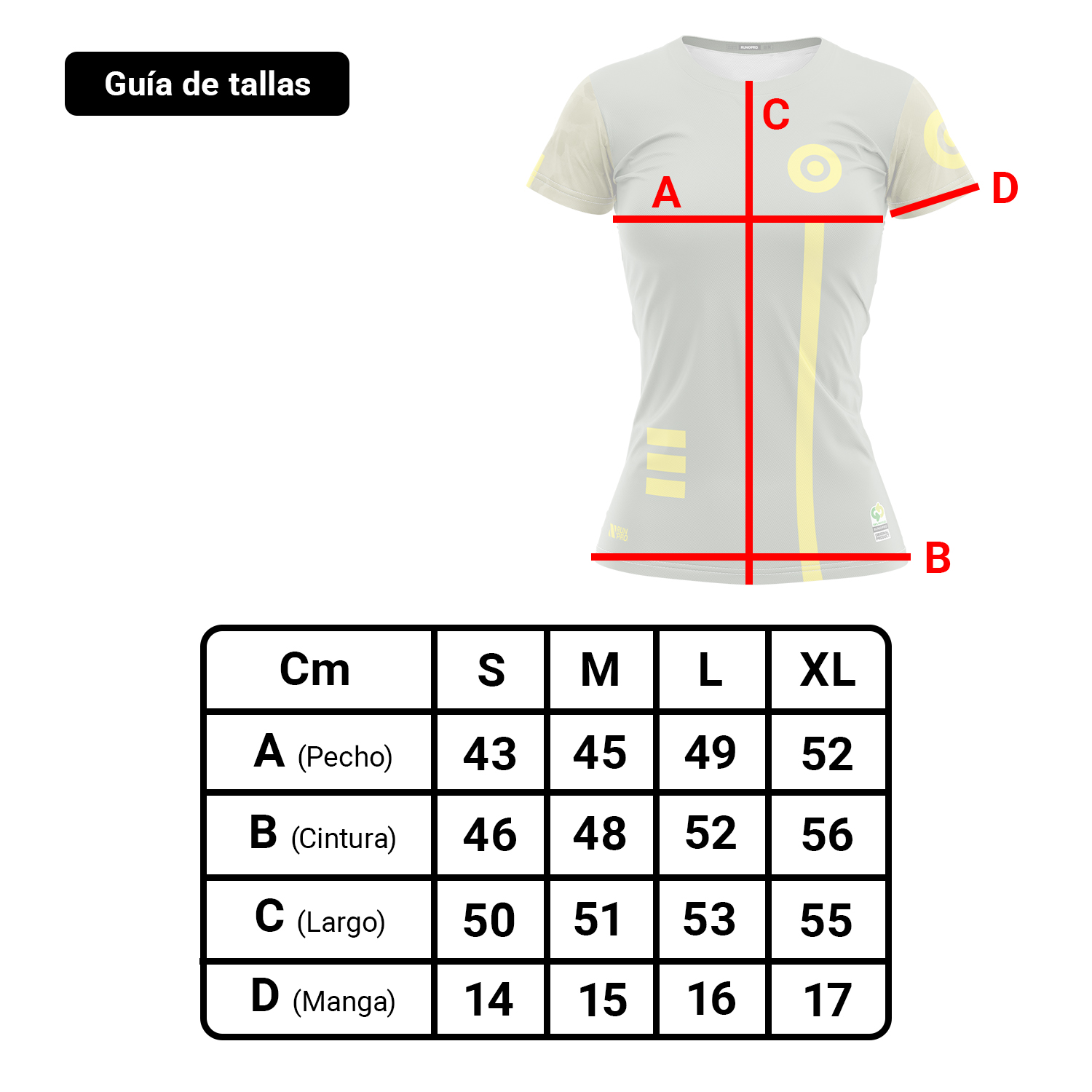 Camiseta deportiva Nature