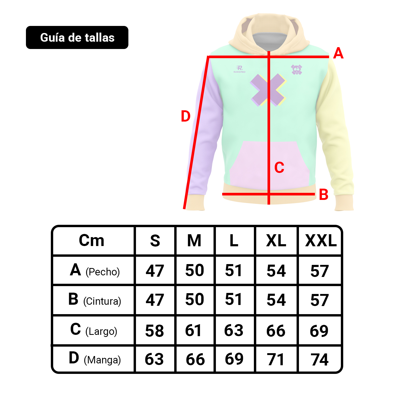 Sudadera deportiva Colors