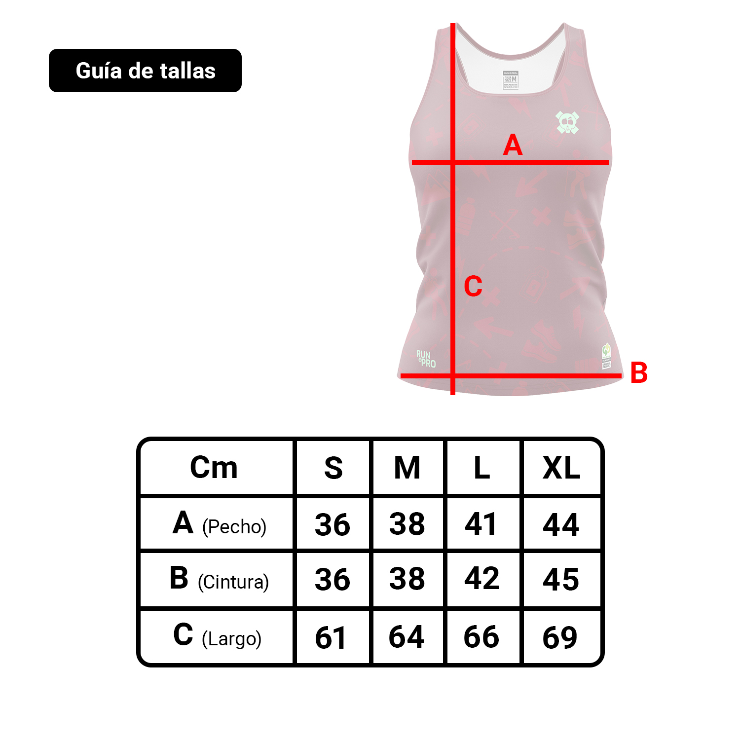 Camiseta deportiva Cima