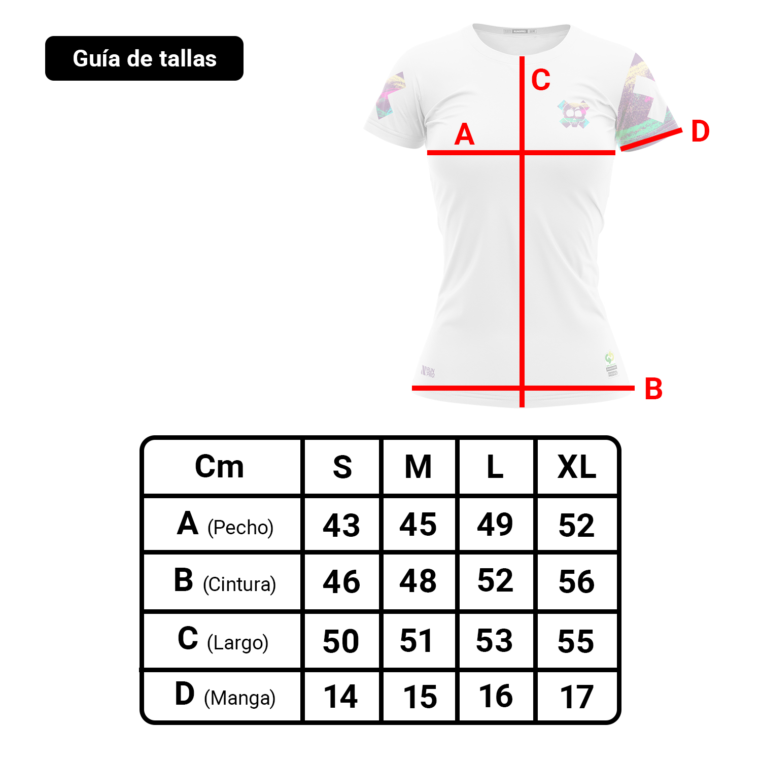 Camiseta deportiva Inverse X