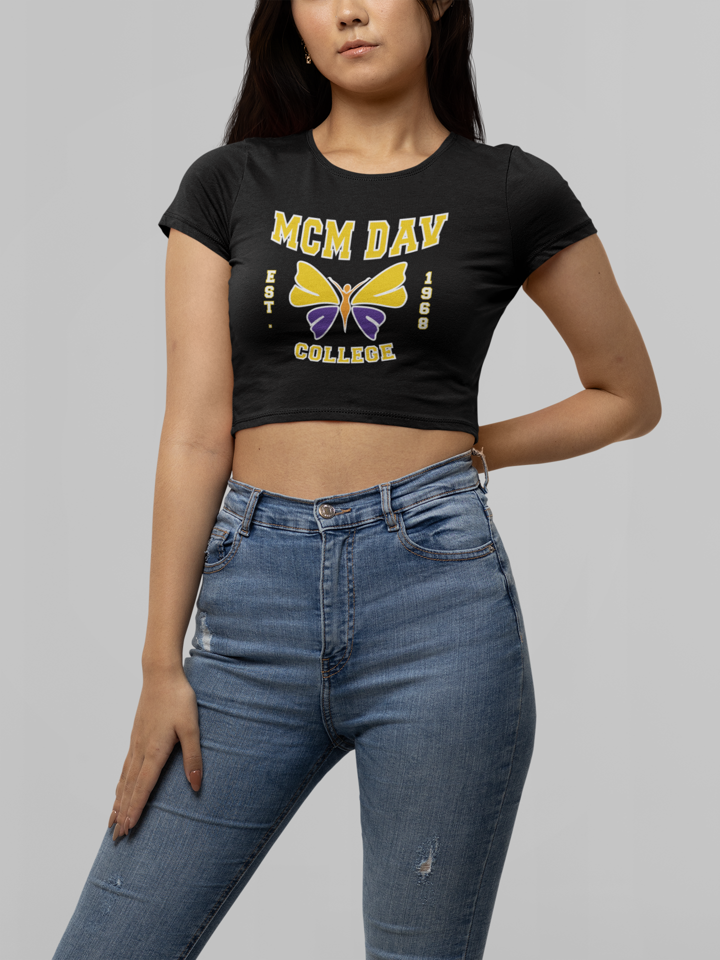 MCM DAV College Crop Top