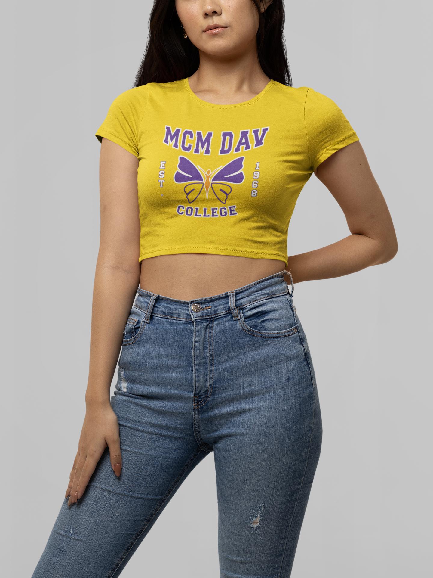 MCM DAV College Crop Top