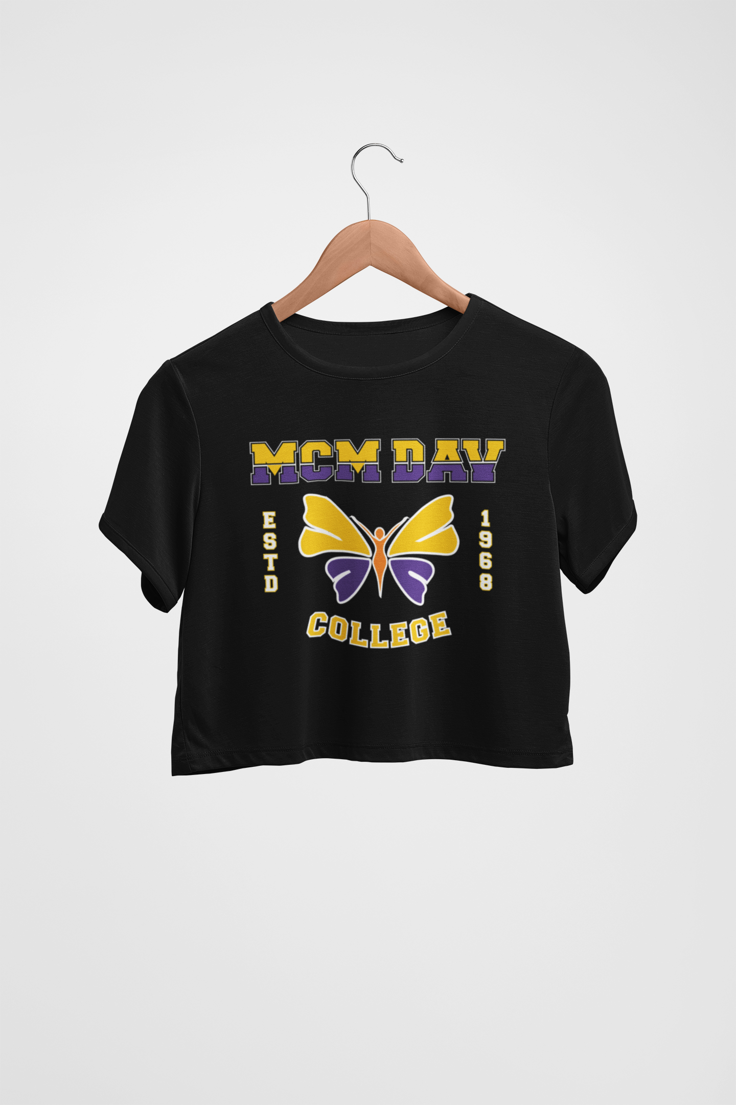 MCM DAV college Baby Tee for women 