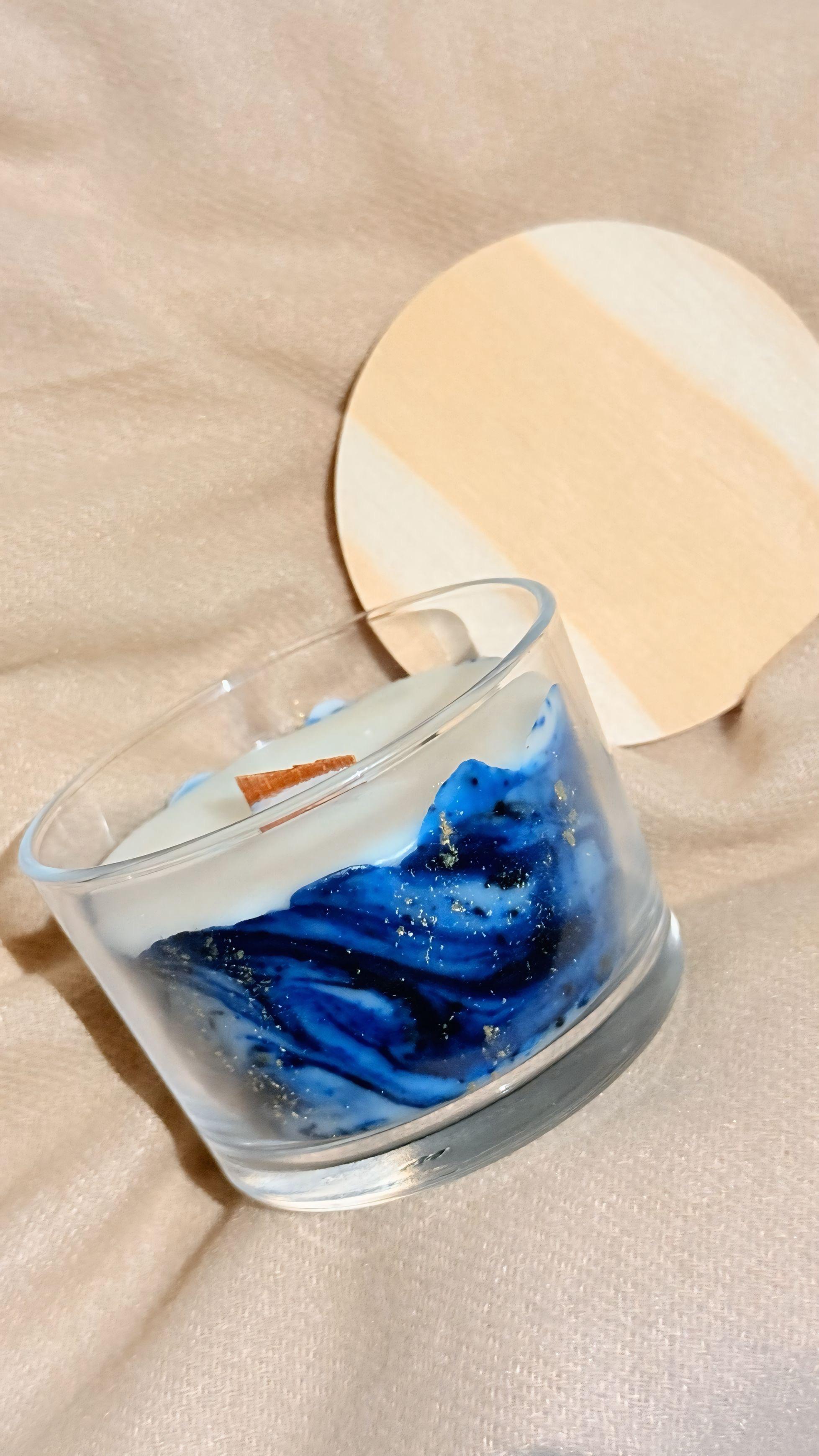 Velas Aromáticas Marmorizadas | 100 g