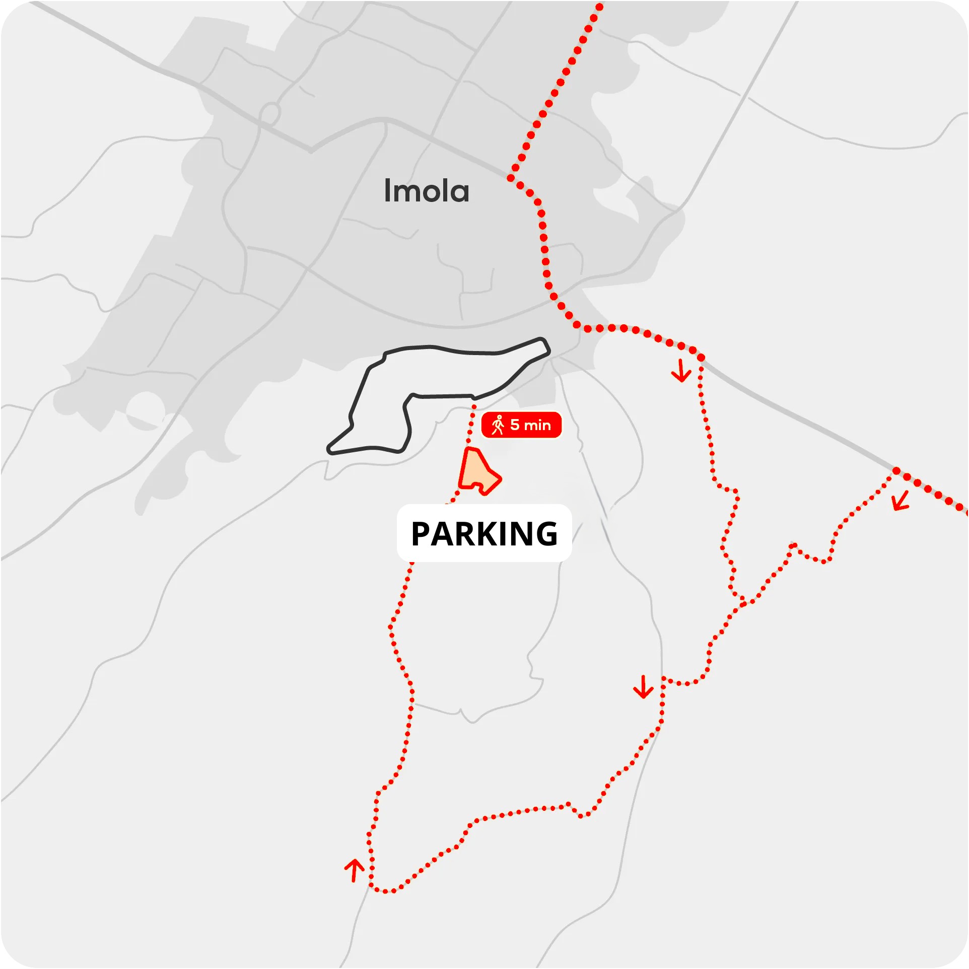 F1 Imola | Emilia Romagna | 15.5. - 18.5.2025 | PARKING