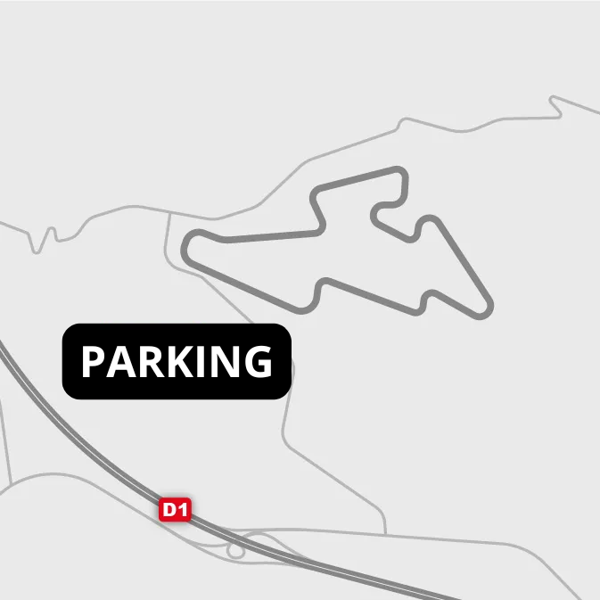 MOTO GP│Brno│18. - 20.7.2025│CAR PARKING
