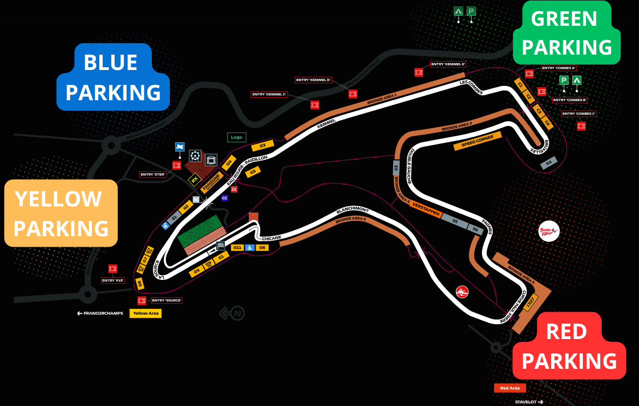F1│Spa Grand Prix │17.-19.7.2026│PARKING