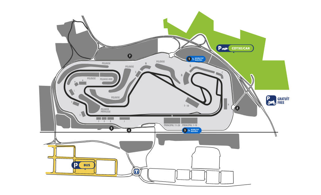 F1│Barcelona│12.6.-14.6.2026│ PARKING