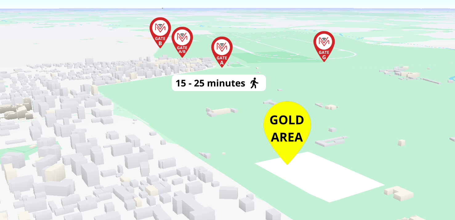 Formula 1 Monza Parking│Gold Area