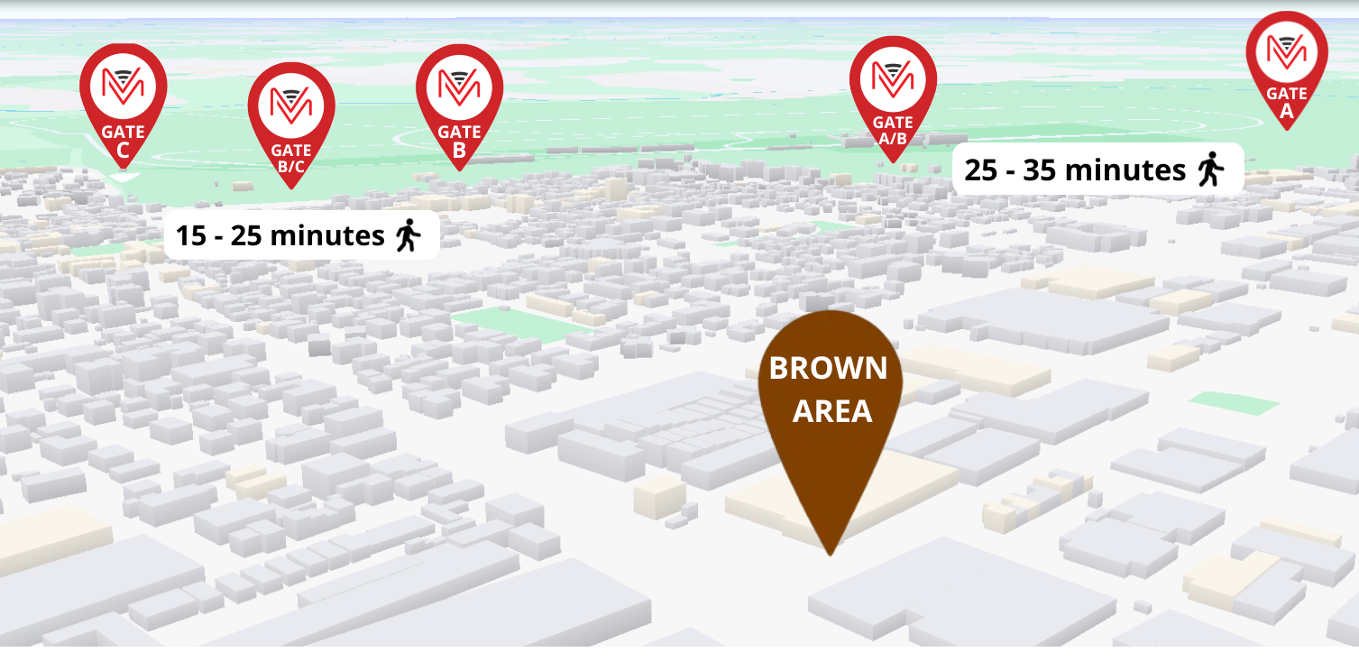 Formula 1 Monza Parking│Brown Area