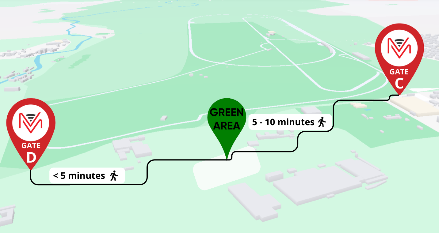 Formula 1 Monza Parking│Green Area