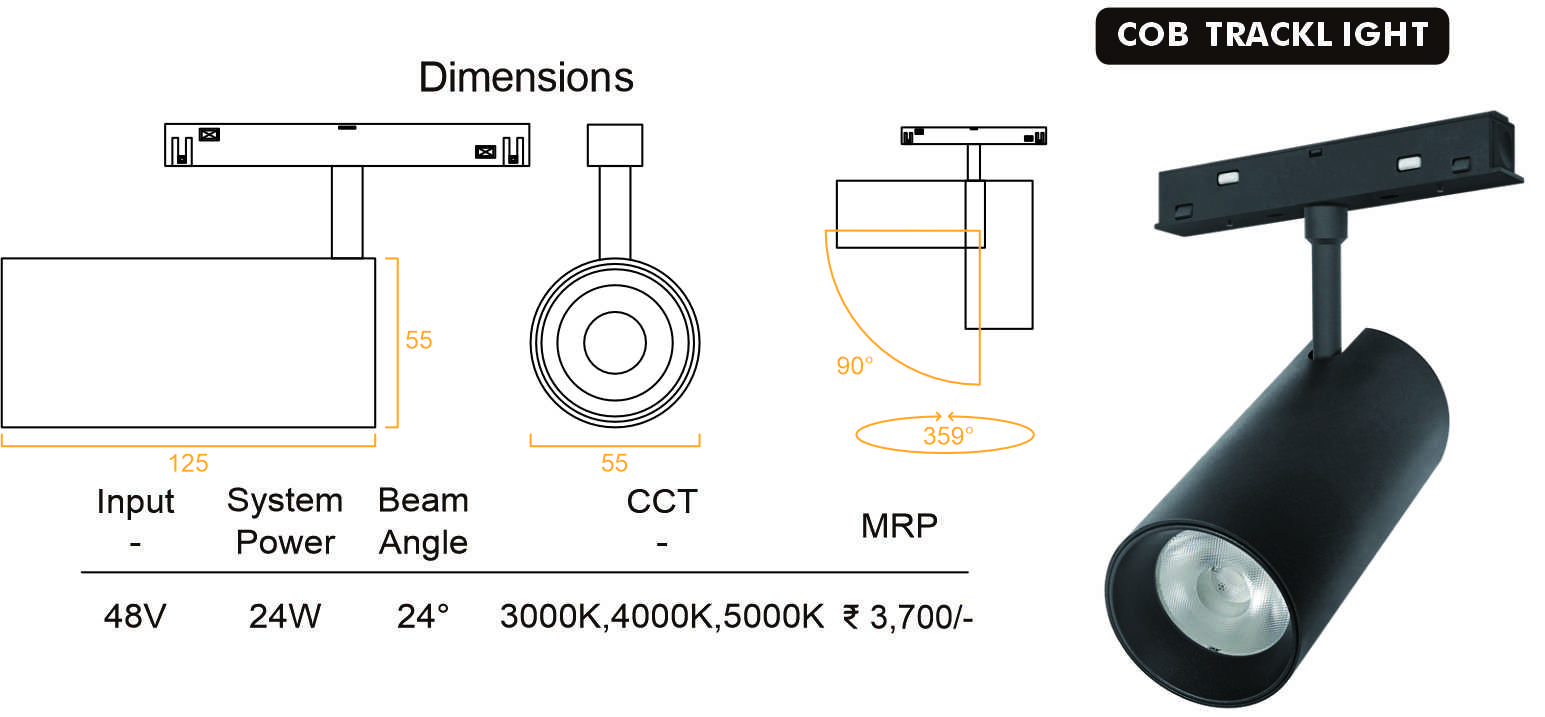 LED Track Light 12W