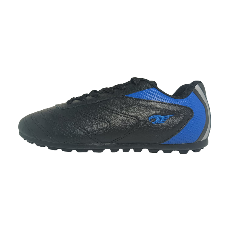 Men's Black & Blue Soccer Shoe